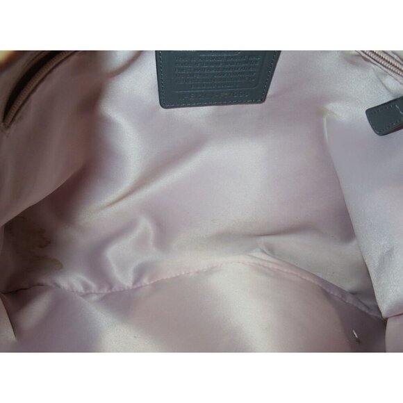 COACH 2012 Ashley Spectator Leather Carryall satchel Gray Colorblock 10 X 15 - Picture 7 of 13